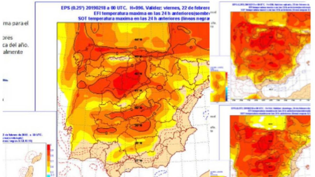 Previsión del tiempo en España para los próximos días (Foto: Aemet).