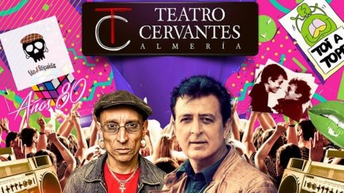 Cartel del festival tributo a los 80.