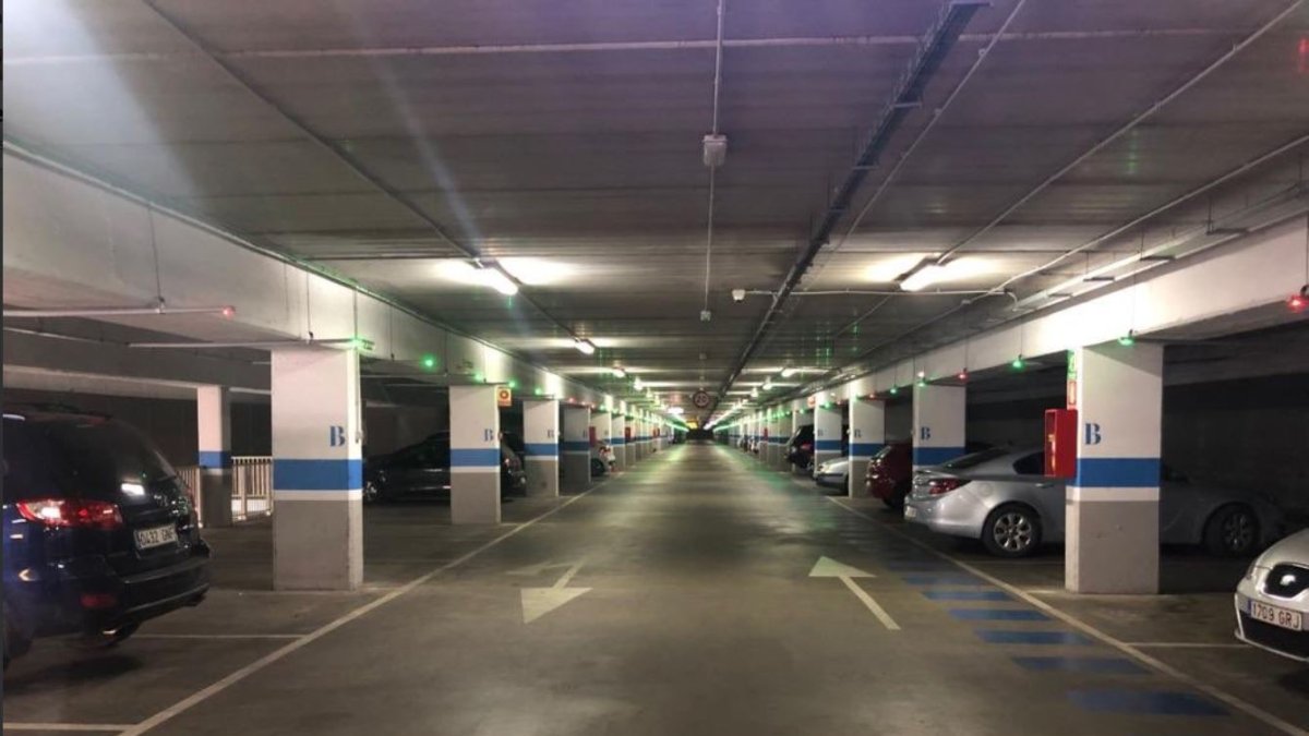 Interior del aparcamiento de Padre Méndez