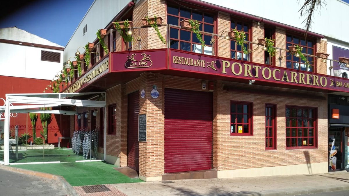 El restaurante tuvo que cerrar sus puertas.