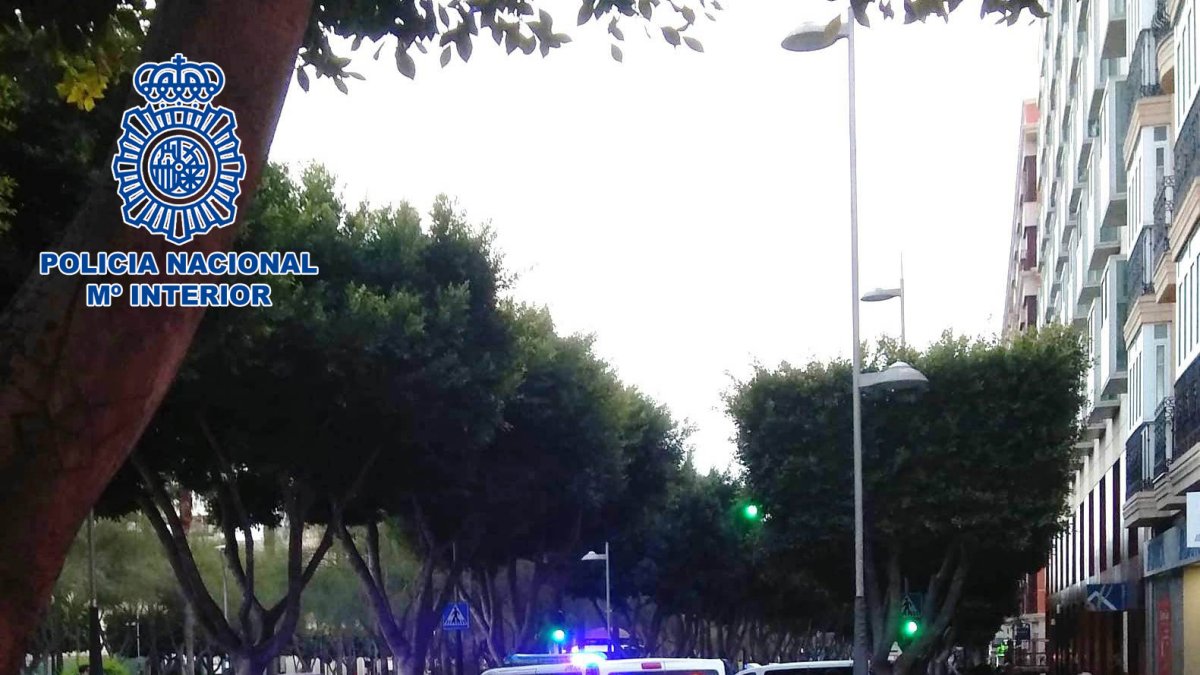 Una de las actuaciones de la Policía Nacional.