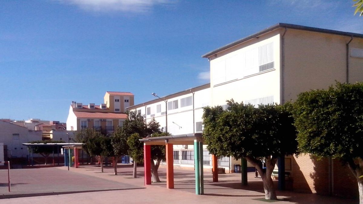 Zonas de recreo del actual colegio.