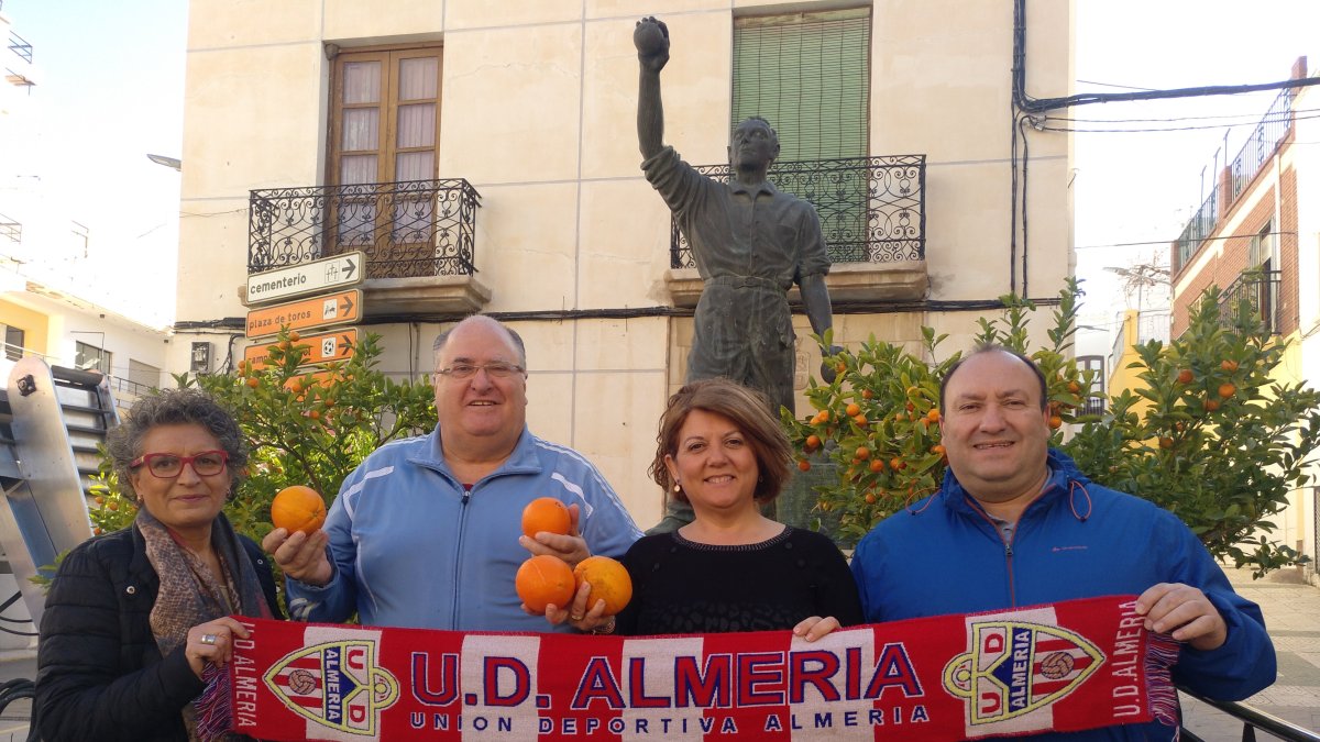 Loli Díaz, Eugenio Gonzálvez, Lourdes Ramos y Juan Francisco Rodríguez.