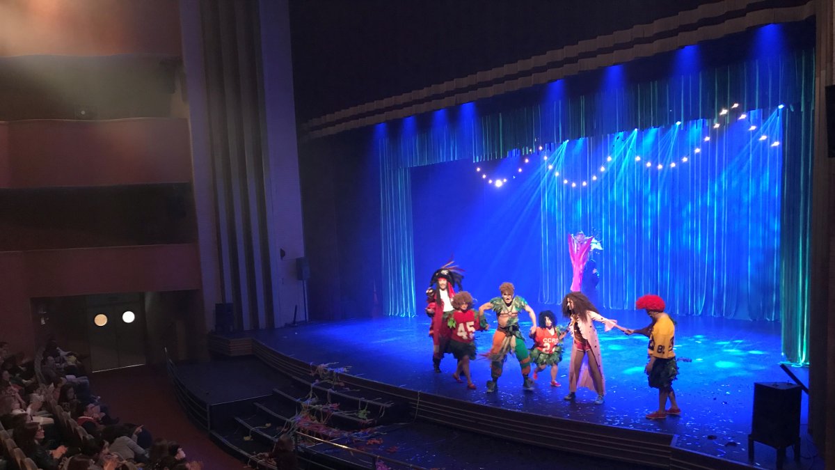 Puesta en escena del musical ‘Peter Pan’ en el Auditorio Maestro Padilla.