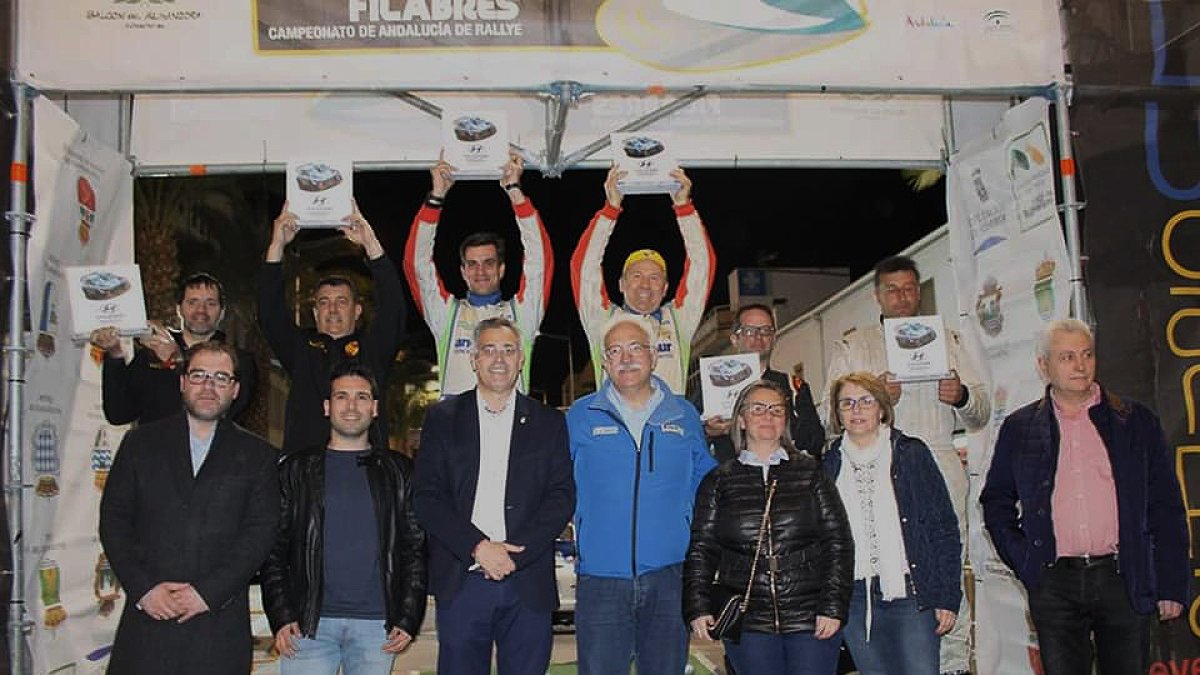 El podio de ganadores