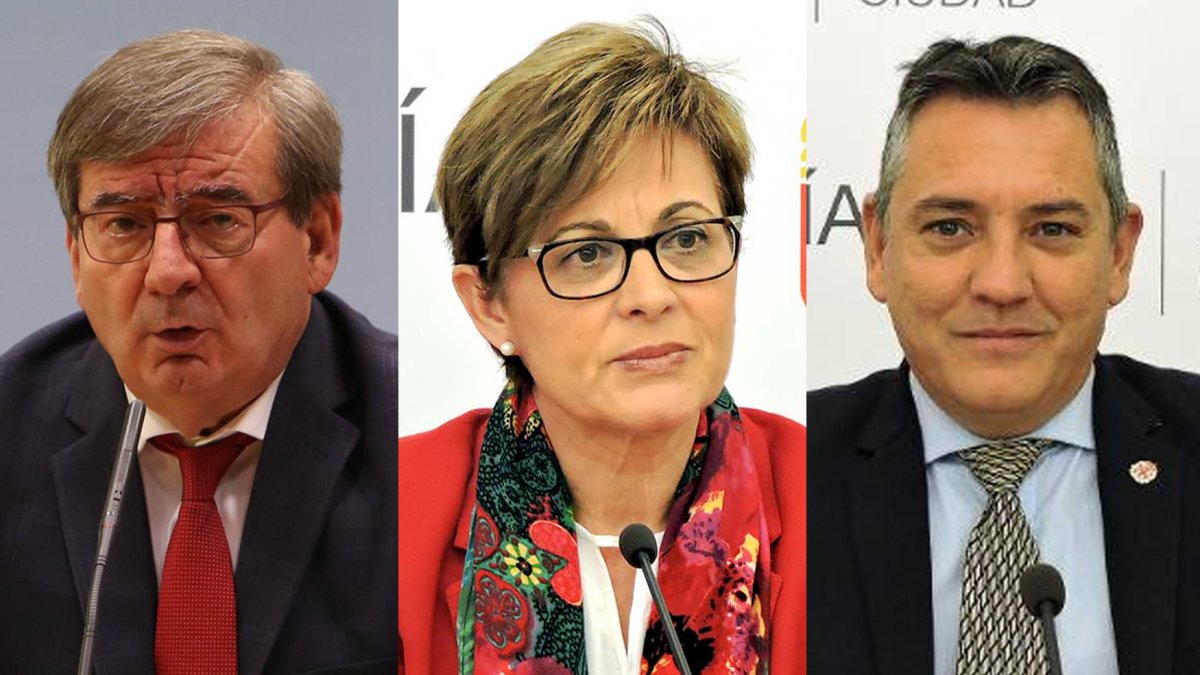 Fernando Martínez, Adriana Valverde e Indalecio Gutiérrez.