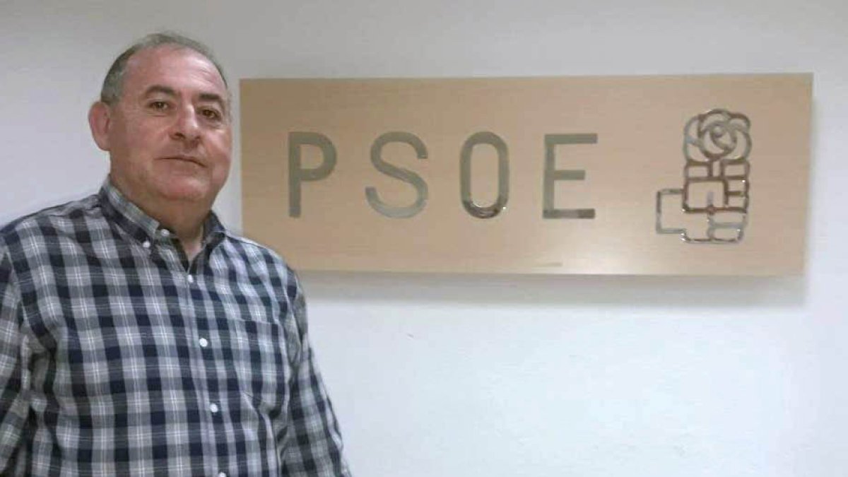El candidato del PSOE Luis Miguel Cáceres.