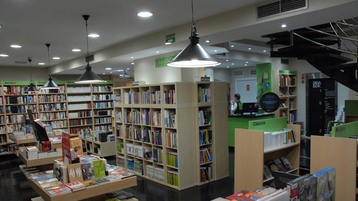 La Librería Bibabuk, en la Rambla de Almería.