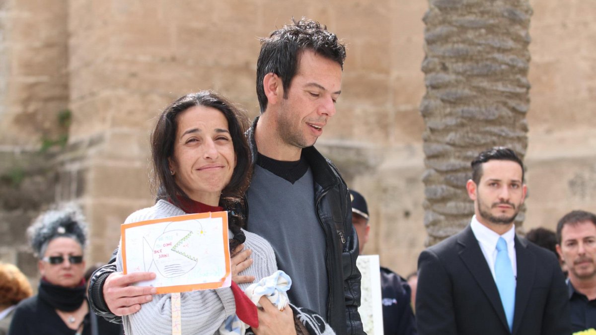 Los padres de Gabriel, Patricia Ramírez y Ángel Cruz.