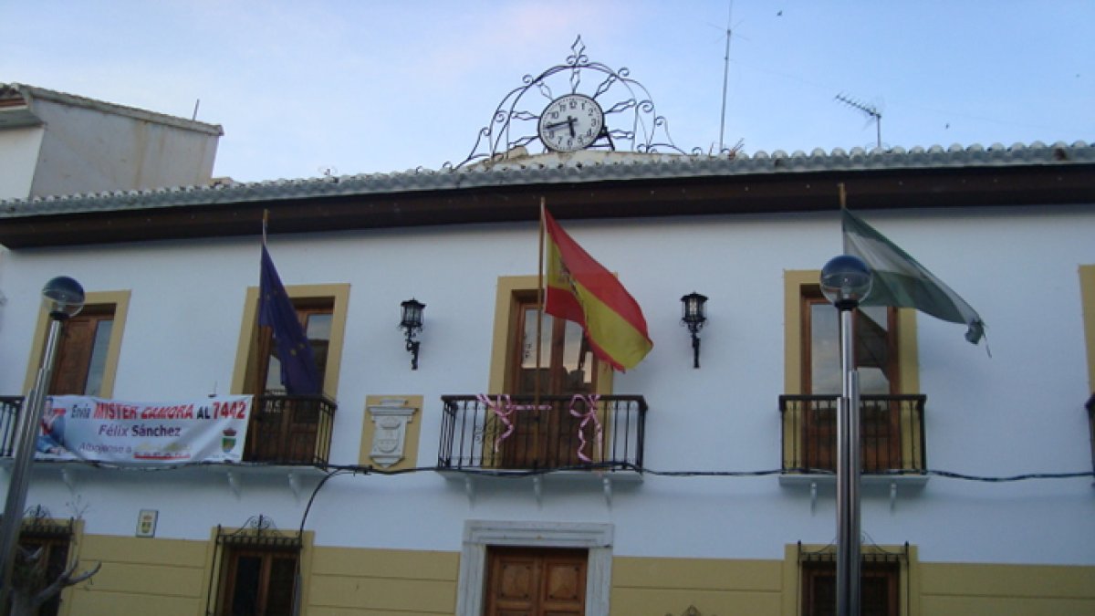 Fachada del Ayuntamiento de Cantoria.