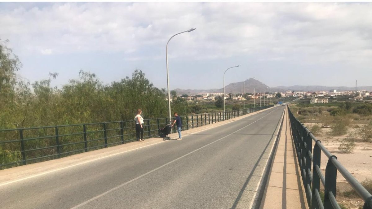 Aspecto que presenta en la actualidad del puente de Zurgena.