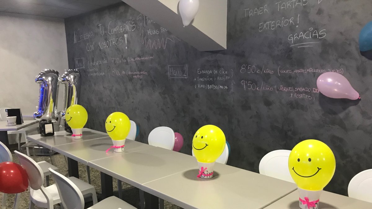 Espacio para cumpleaños en Cines Monumental.