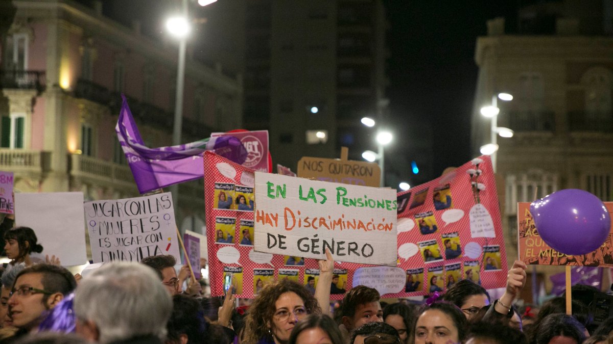 Manifestación por el 8M del pasado año.