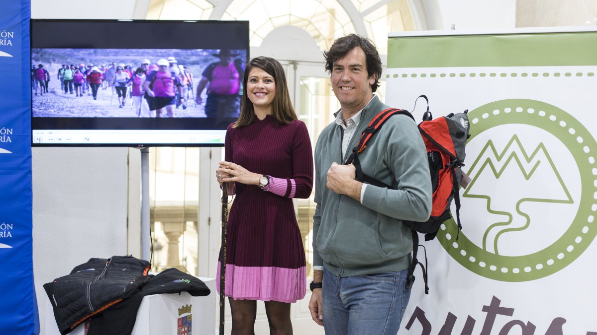 Un momento en la presentación del programa de Rutas y Senderos de la Diputación de 2019.