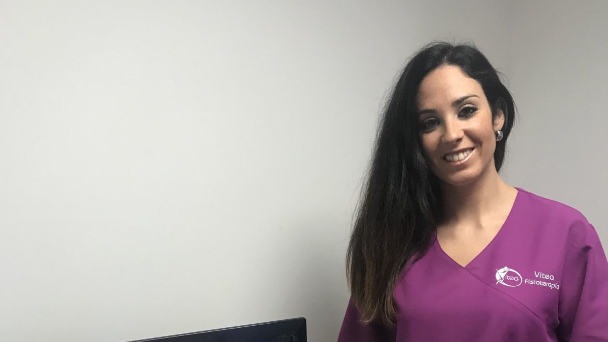 Virginia Caballero, fisioterapeuta de Vitea.