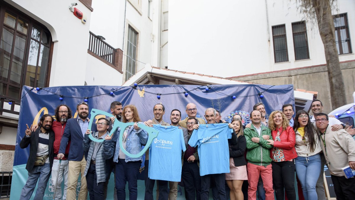 Presentación del proyecto ‘Music for all’, ayer con representantes de colectivos relacionados con la discapacidad.