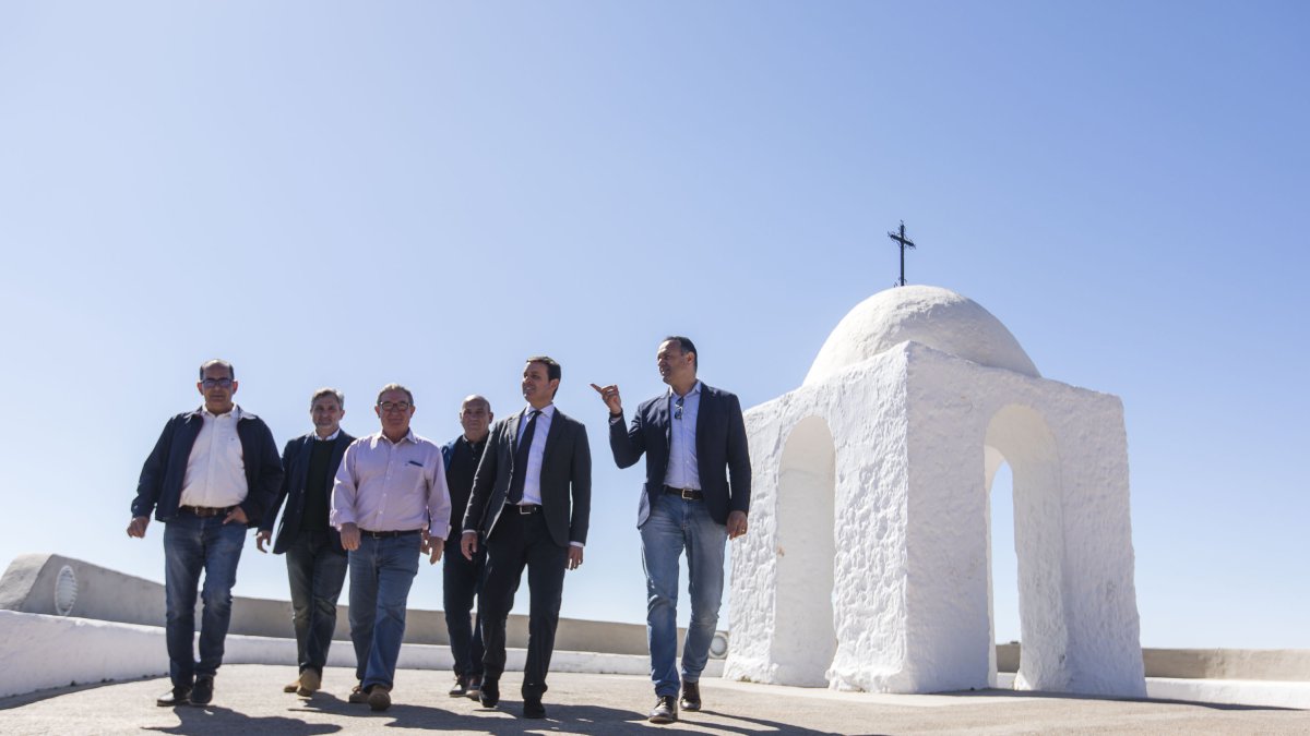 Visita institucional del presidente de la Diputación Provincial de Almería al municipio de Felix.
