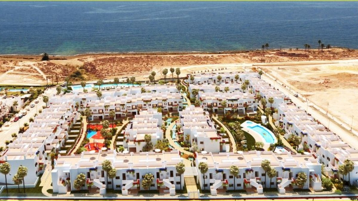 Imagen  de una de las fases de la promoción de Mar de Pulpí, en Terreros.