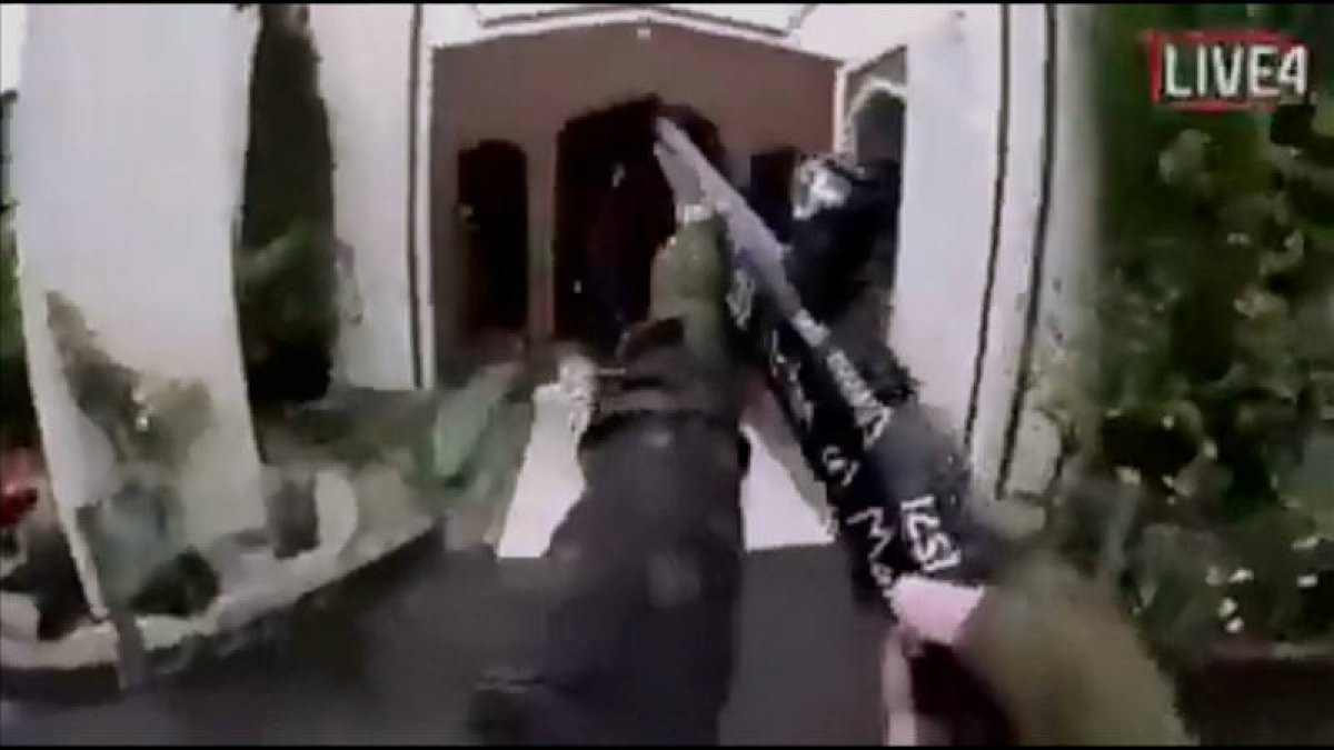 Captura de un vídeo del supuesto atacante.