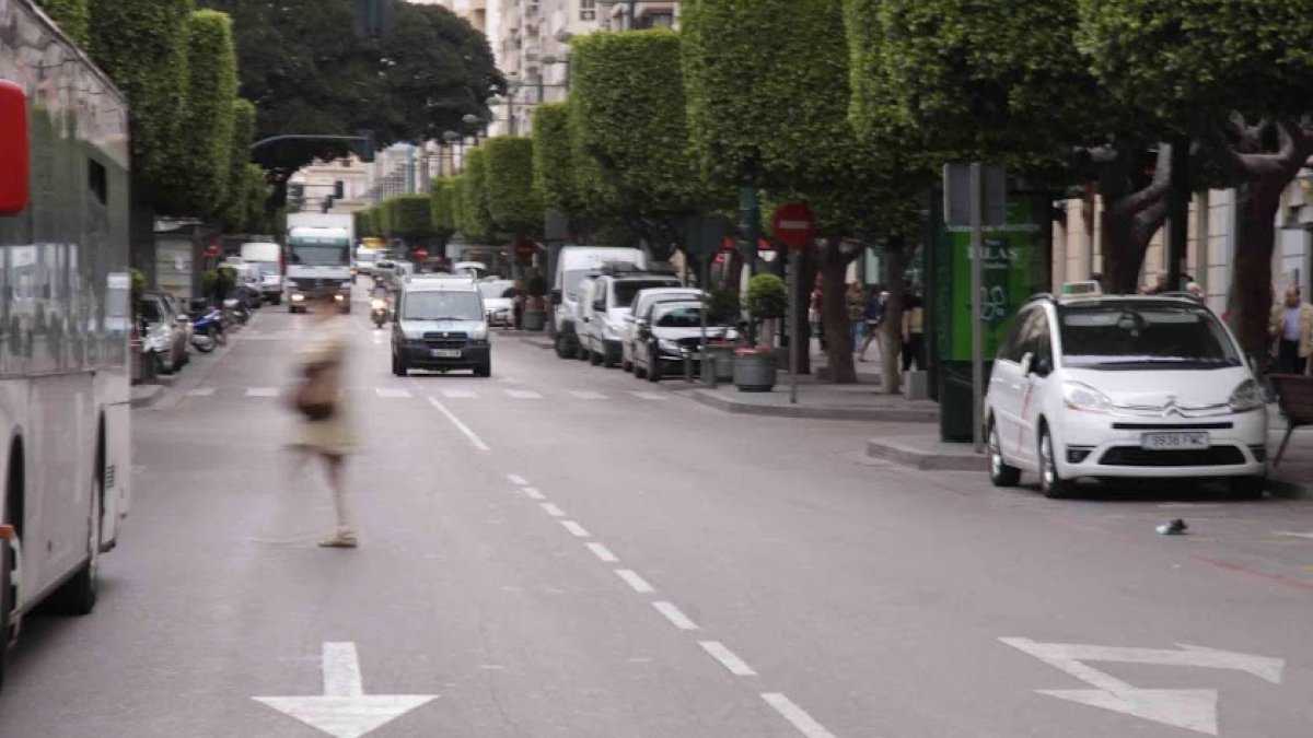El Paseo de Almería estará cortado parcialmente al tráfico este sábado.