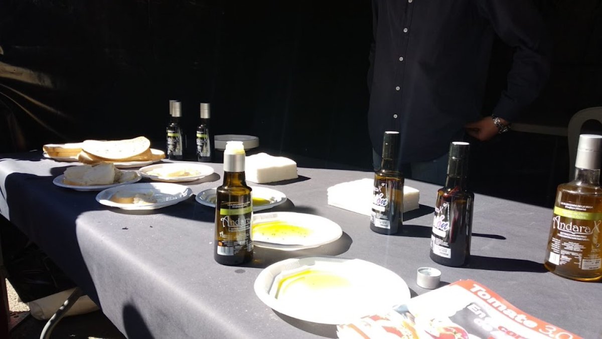 Degustación de aceite.