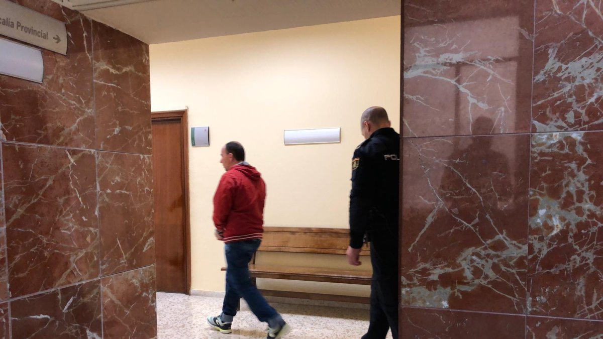 Francisco S. G., este martes en la Audiencia Provincial de Almería.