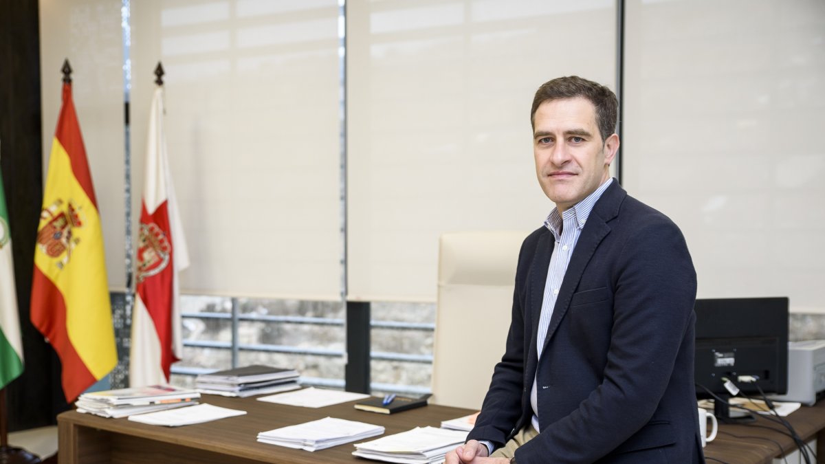 Miguel Ángel Castellón en el que hasta hoy ha sido su despacho