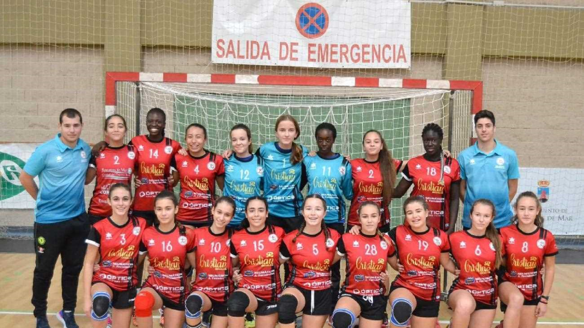 El equipo femenino.
