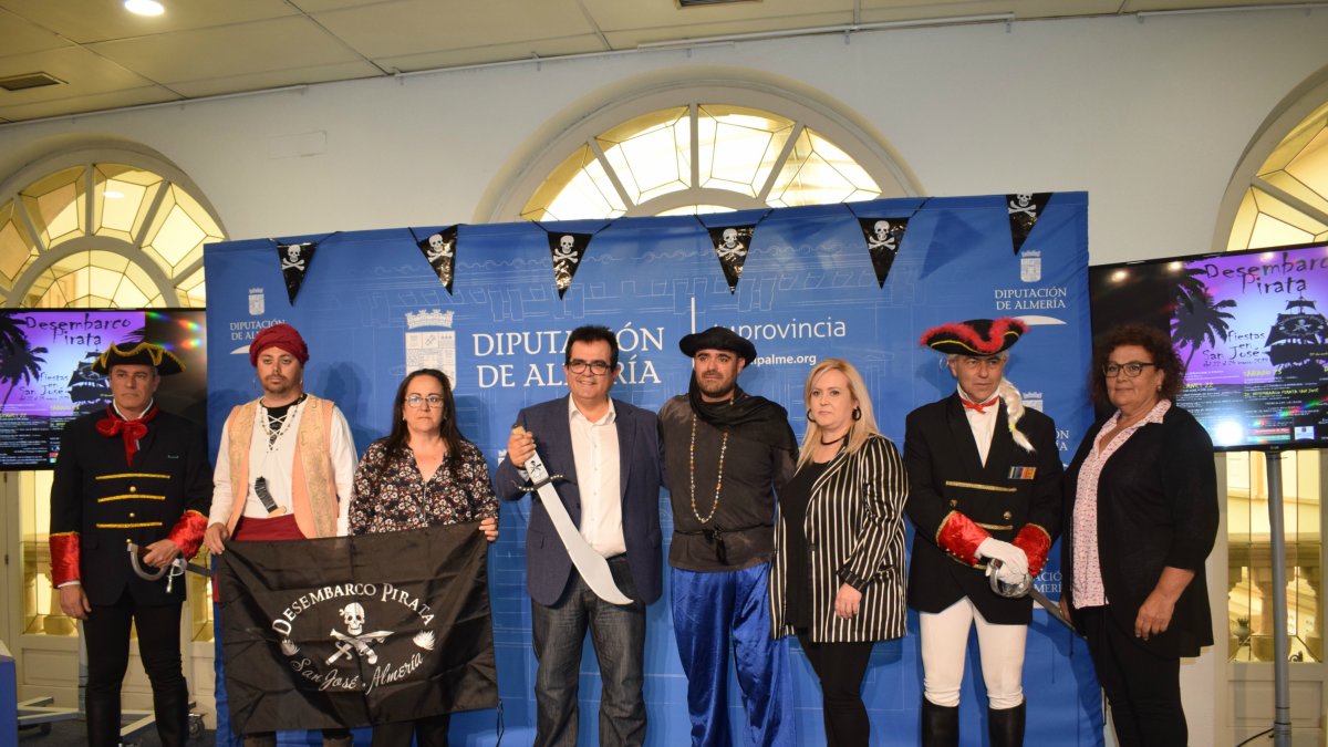 Presentación este miércoles del Desembarco Pirata de San José.