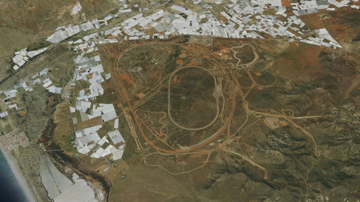 Vista de las instalaciones en Níjar