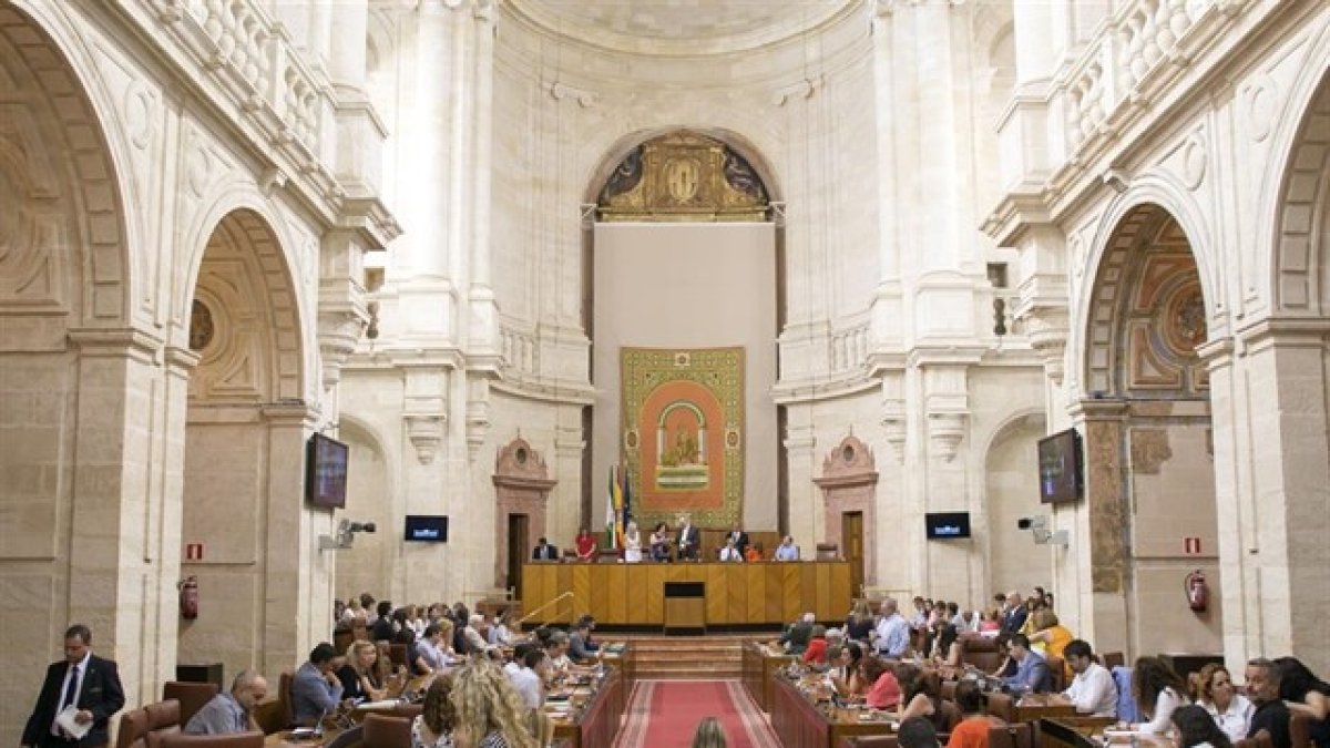 Imagen de archivo del Parlamento de Andalucía.