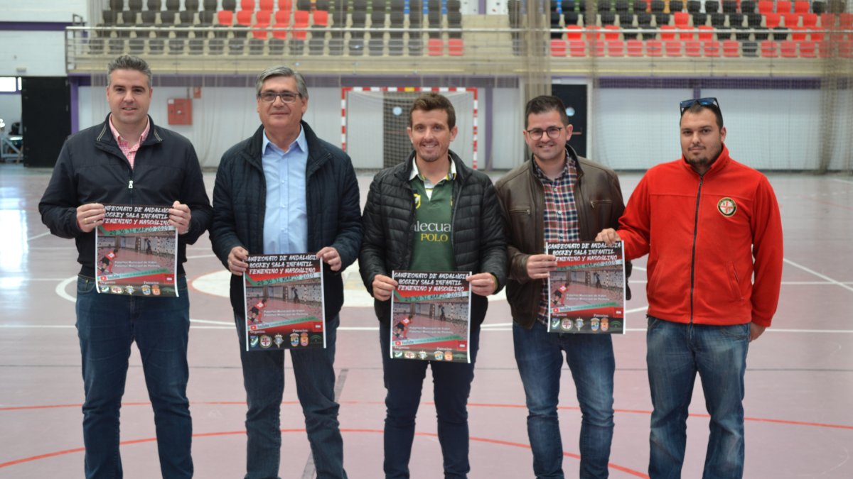 Presentación del evento con los alcaldes de Viator y Pechina.