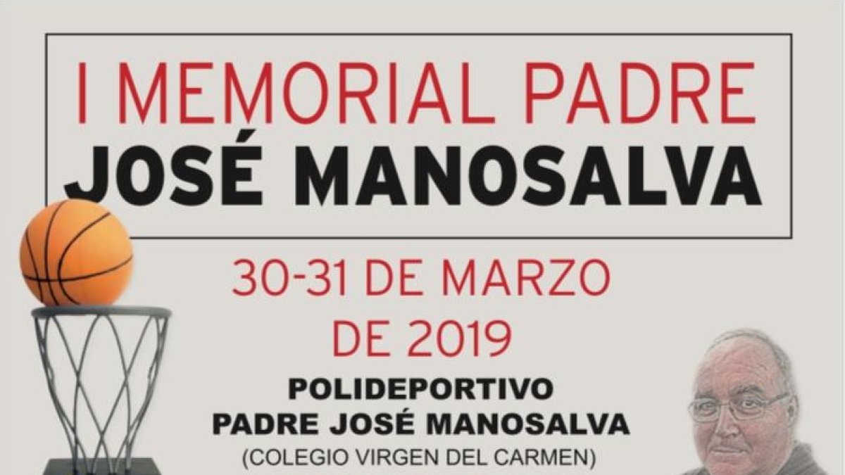 Cartel del Memorial en el que participará CB La Mojonera.