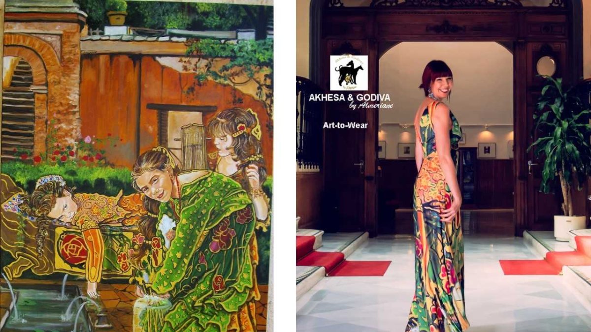 Pintura y moda con la firma de Almeriane.