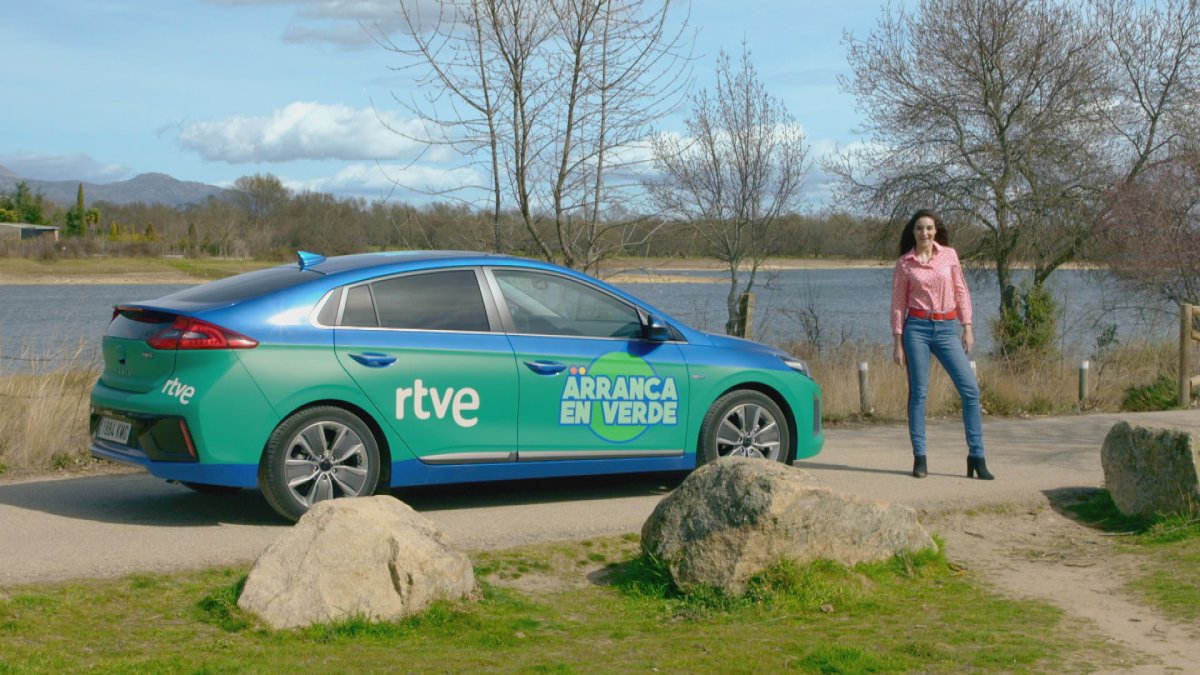 Leonor Lavado presenta el concurso de TVE sobre educación vial.