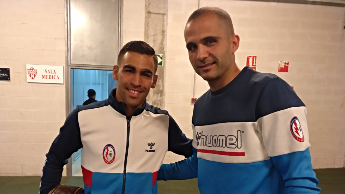 Los dos protagonistas de una bonita historia de fútbol.