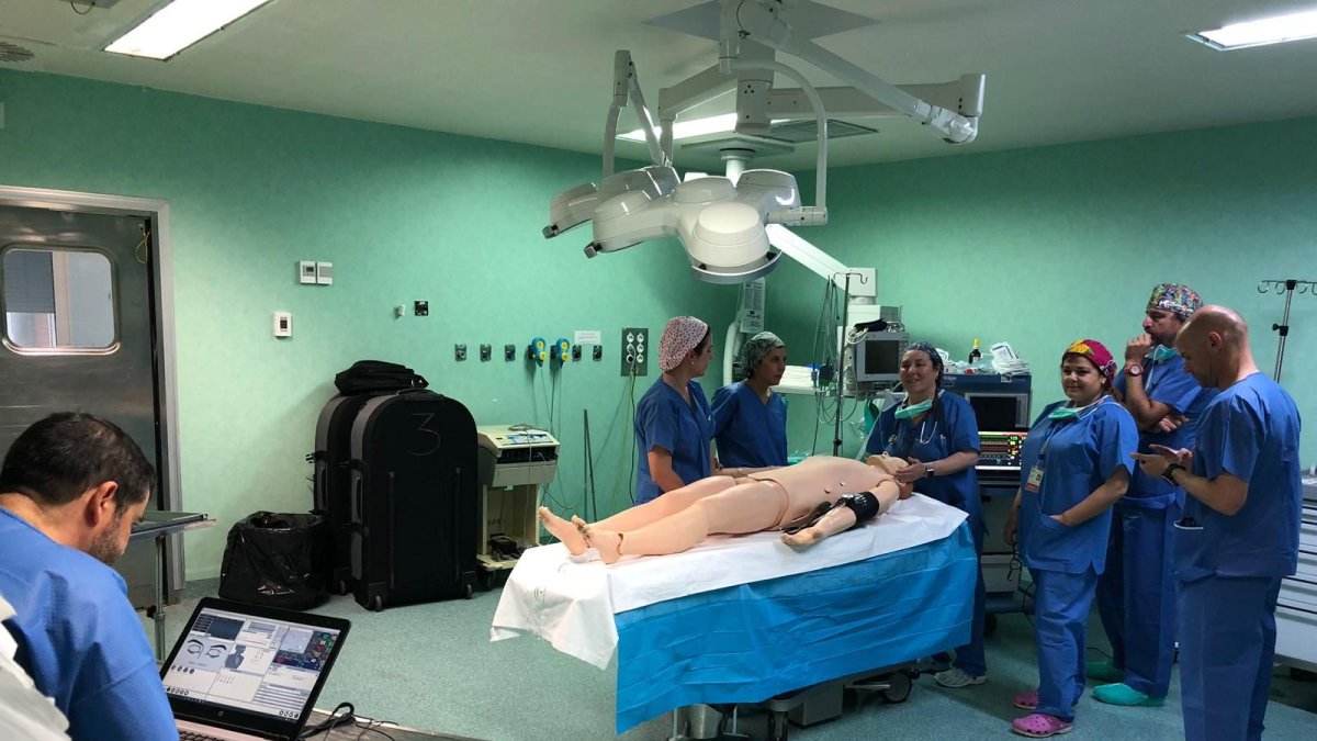 Desarrollo de la acción formativa en el Hospital de Poniente.