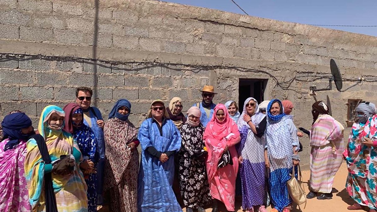 Proyecto desarrollado en el Sahara.