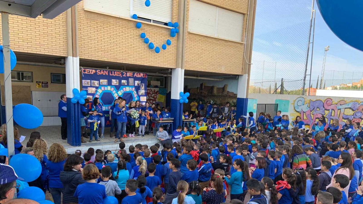 Acto en el Colegio San Luis, este martes.