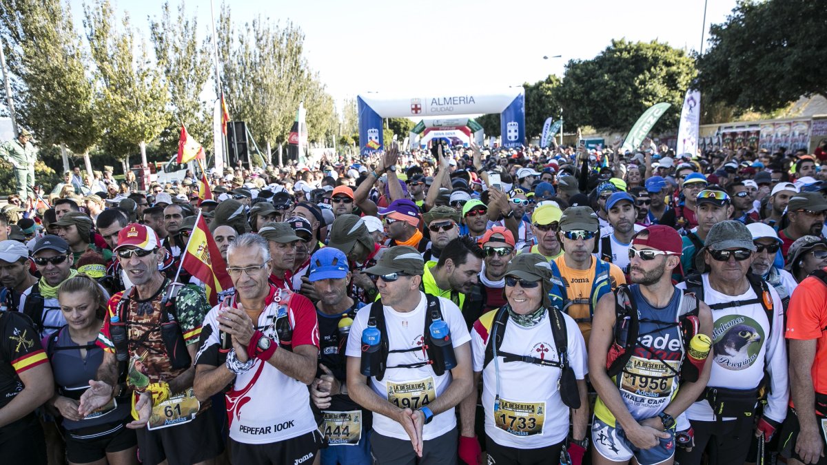 Salida de la prueba a pie de la primera edición