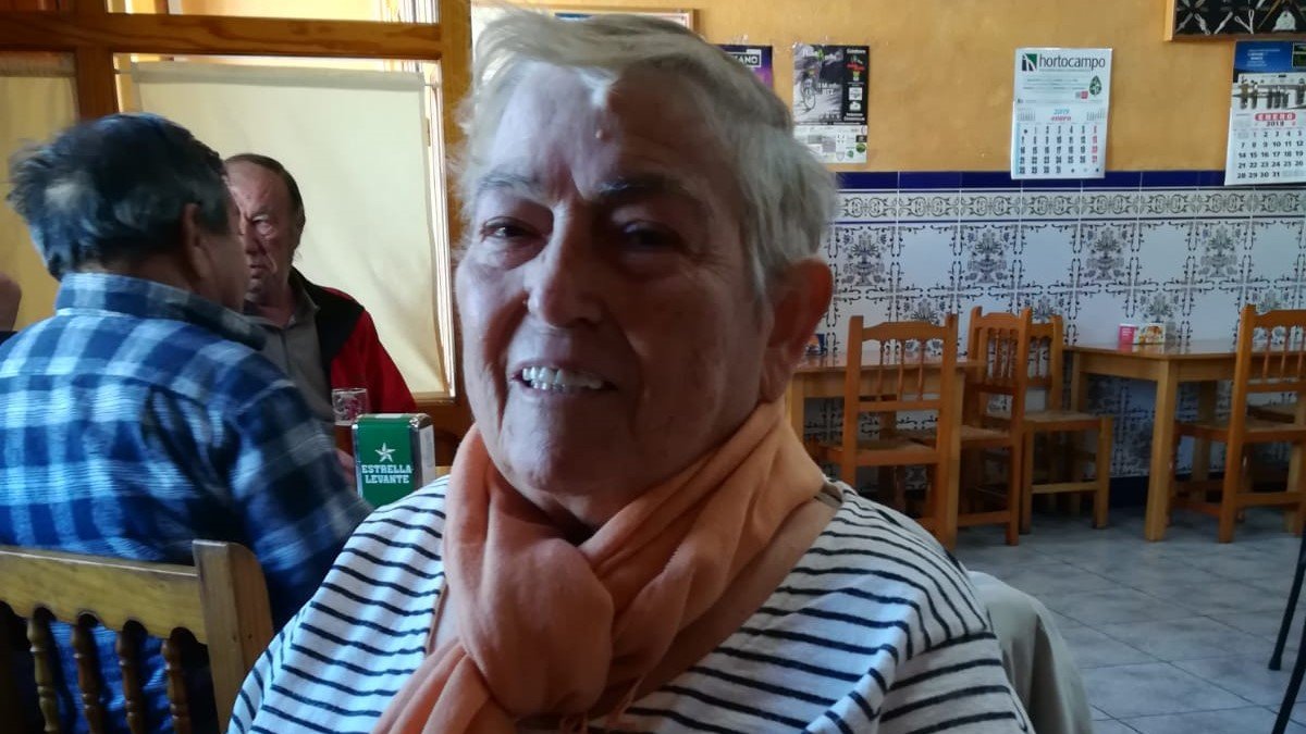 Dolores Alonso, la mujer fallecida, en una imagen de hace apenas un mes.