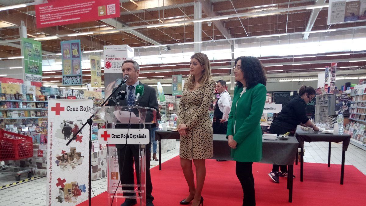 Presentación de la campaña en el Alcampo.