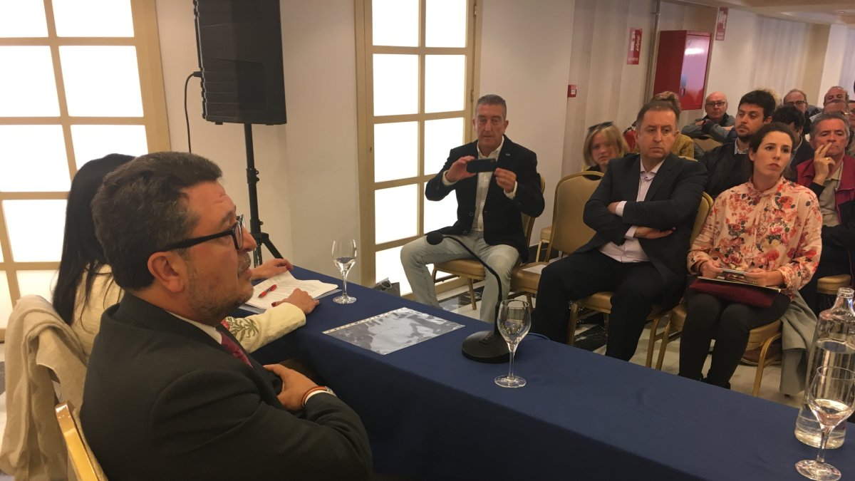 Acto de Vox ayer en Almería.