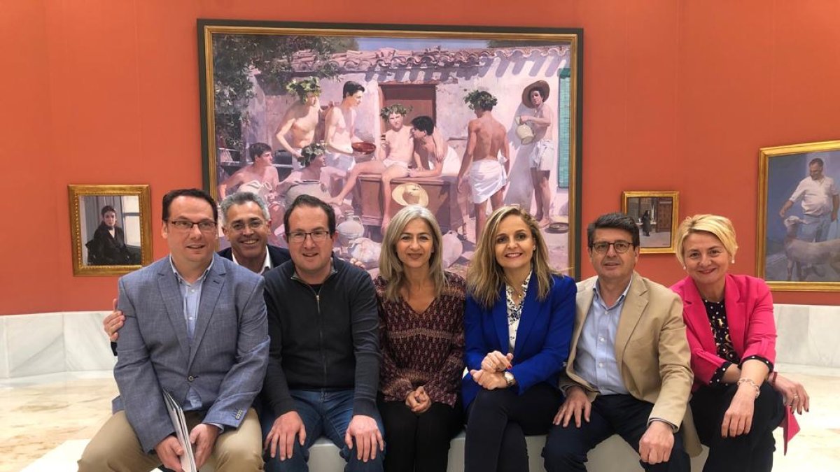 La consejera en el Museo Casa Ibáñez de Olula.