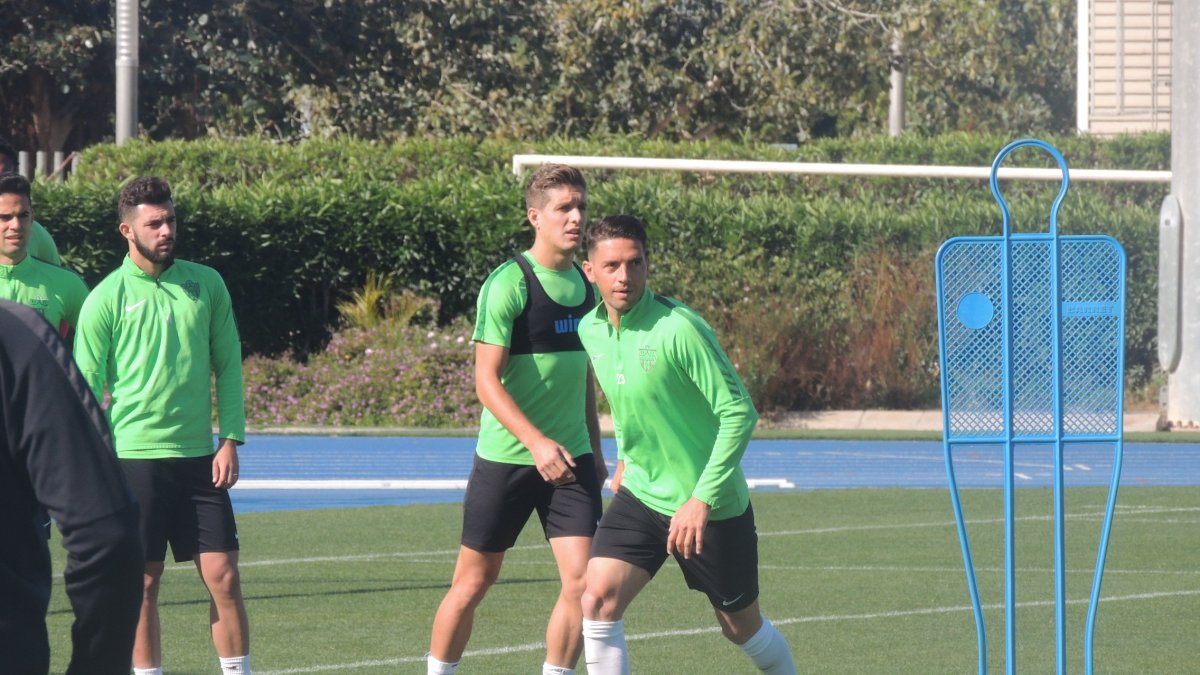 Rocha en acción en el campo Anexo.