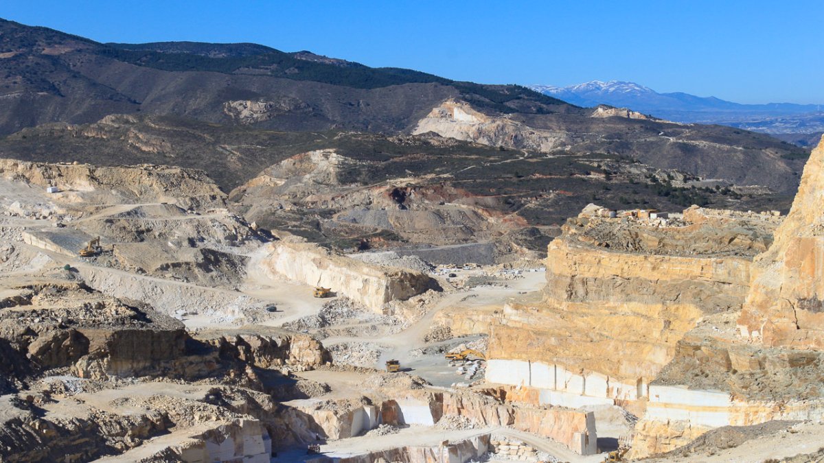 Paisaje de canteras de Macael, en una imagen de Filming Almería.