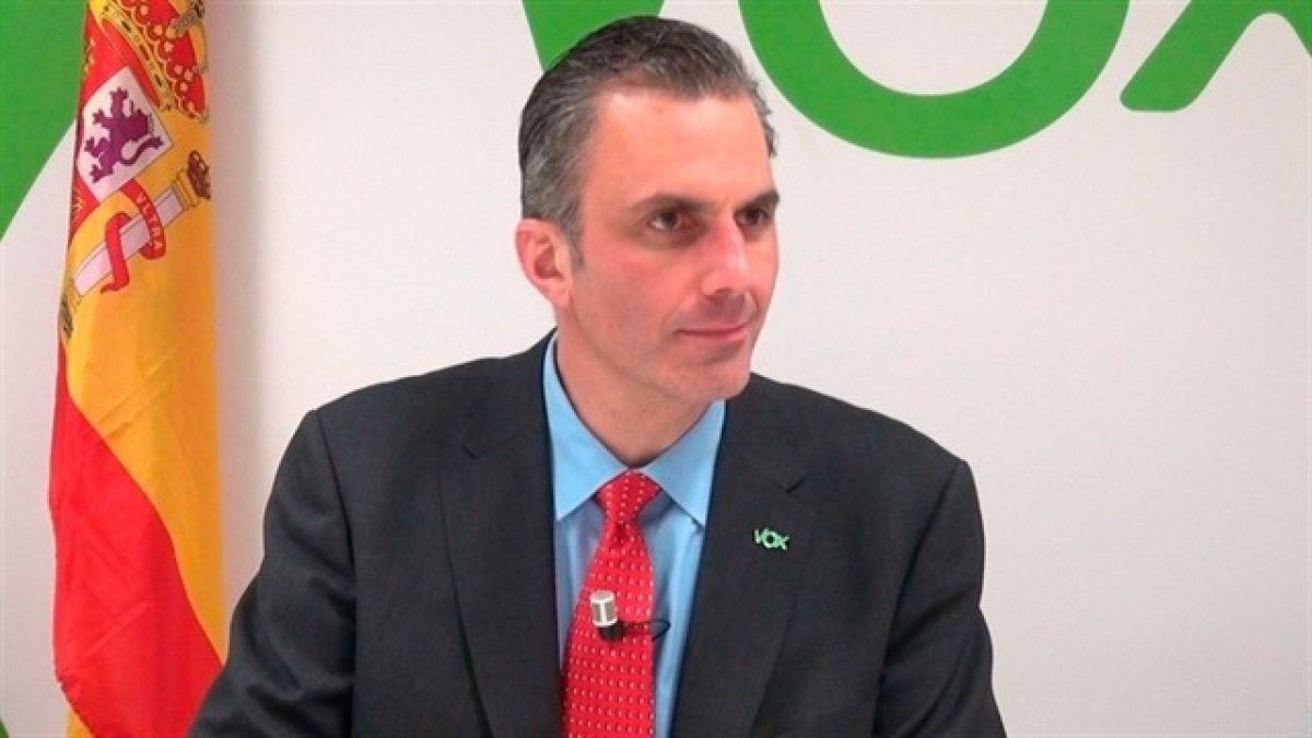 El secretario general de Vox, Javier Ortega Smith.