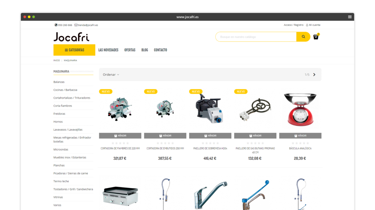 Tienda Online www.jocafri.es