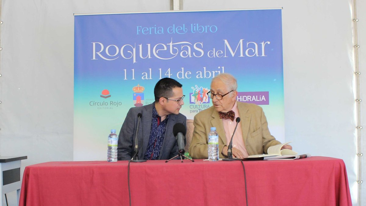 Alberto Cerezuela e Innocencio Arias, pregonero de esta edición.