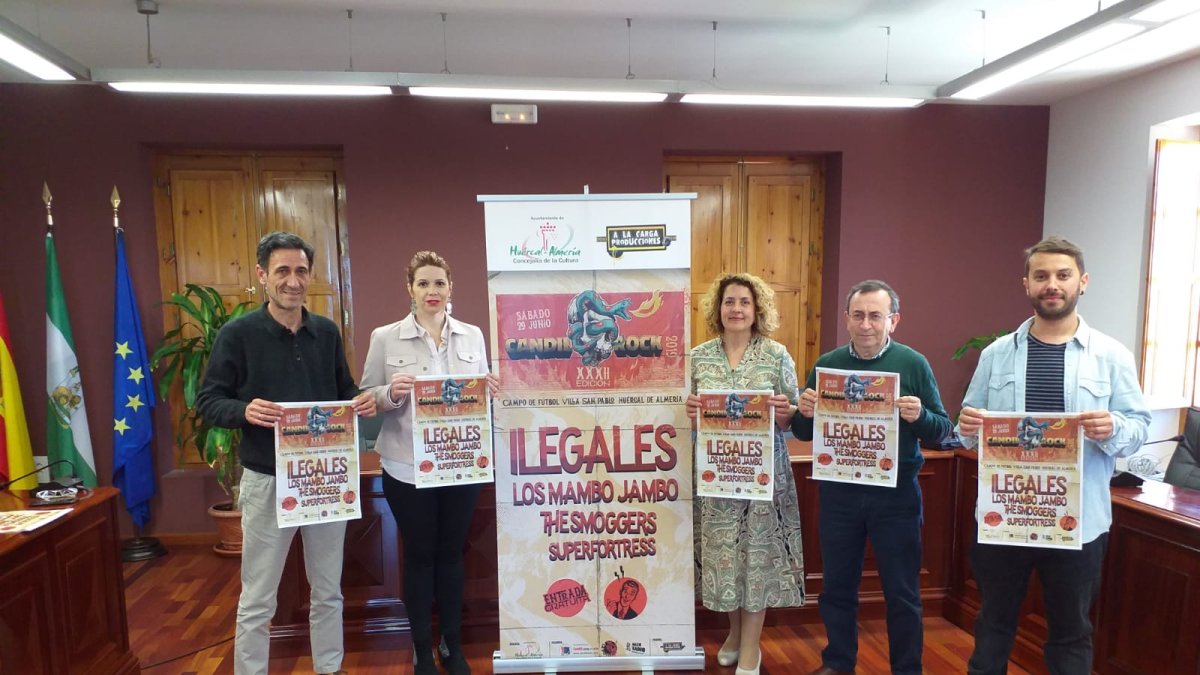 Presentación del 32º Candil Rock Huércal de Almería.